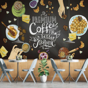 Coffee Shop Leisure Bar Restaurant Dessert Shop Bakery wallpaper