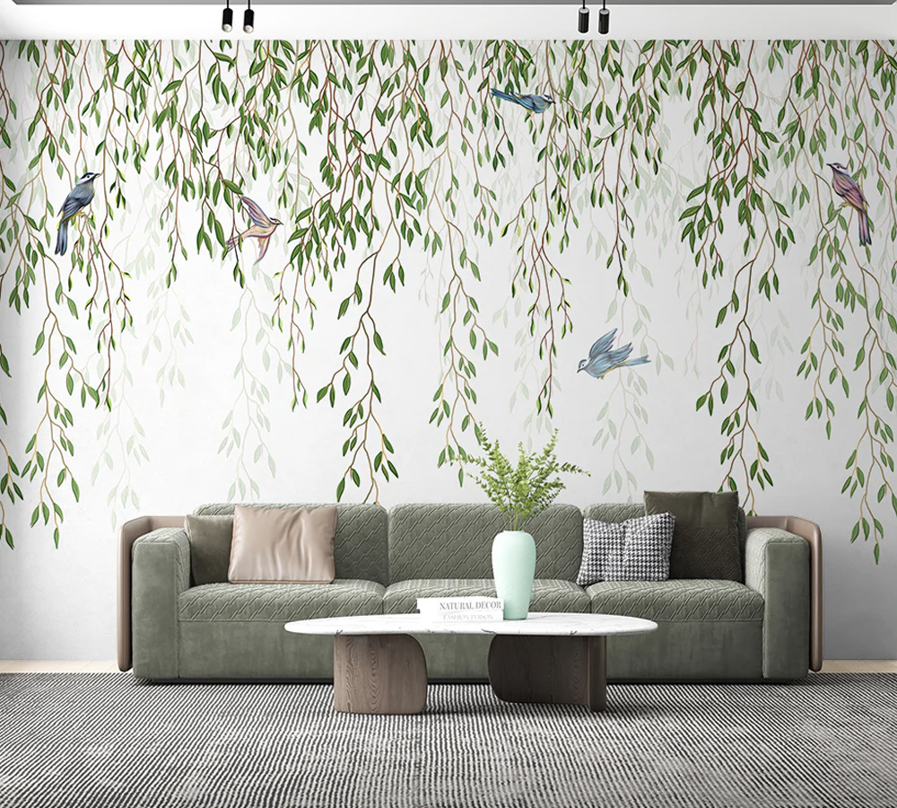 Tree And Leaves Wallpaper, Hanging Garden Wallpaper