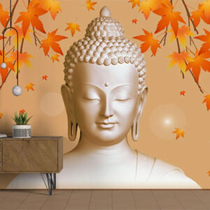 Lord Buddha 3d Mural Wallpapers