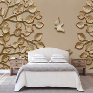 Wall Mural 3D Birds Wallpaper