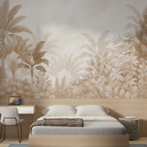 Tropical Jungle Leaf Wallpaper