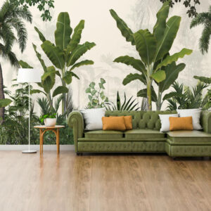 Banana Leaf Tropical Botanical Forest Wallpaper