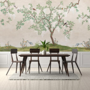 Large Tree Wallpaper Murals, Large Tree Wallpaper for Walls, A Big Tree for Living Room Wall Design