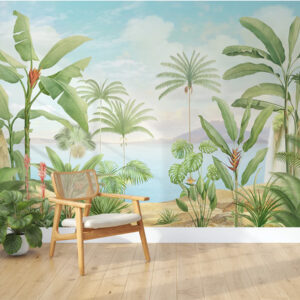 Tropical Green Forest Wallpaper