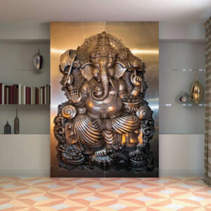 3D Mural Wallpaper lord ganesha customized wallpaper