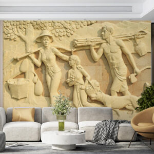 3D Mural Vintage Wallpaper