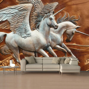 3d Horses Wallpaper | White Horses Wallpaper