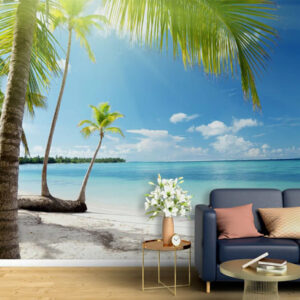 Ocean beach nature wallpaper, Sea wallpaper, Bedroom wallpaper, Customized Wallpaper