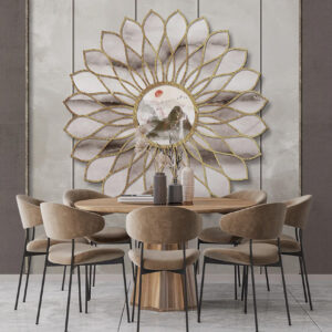 3D Circular Fancy Art Design Wallpaper