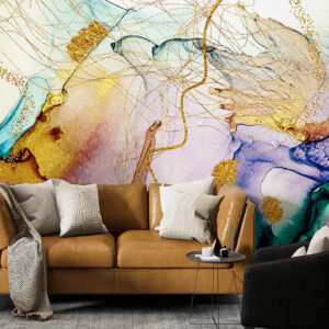 Marble Art Painting Wallpaper | Customized Wallpaper
